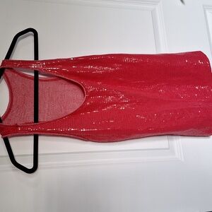 Linen blend made in Italy sequins details